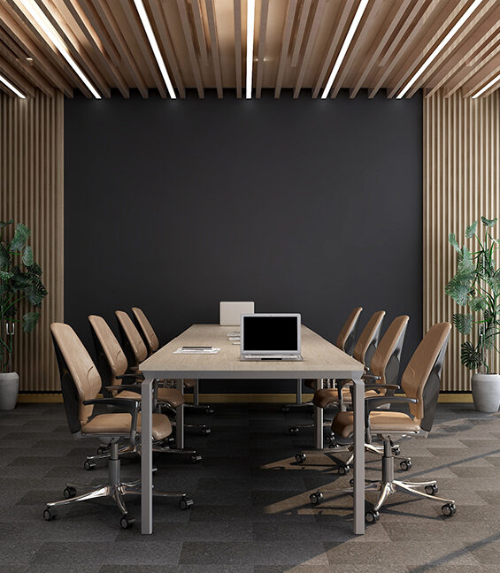 modern office meeting room for company logo mockup